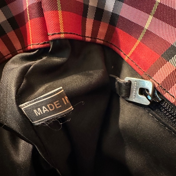 Burberry Red Nova Check Market Tote - Picture 6 of 13